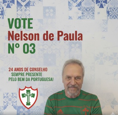 VOTE EM NELSON DE PAULA - Nº 03