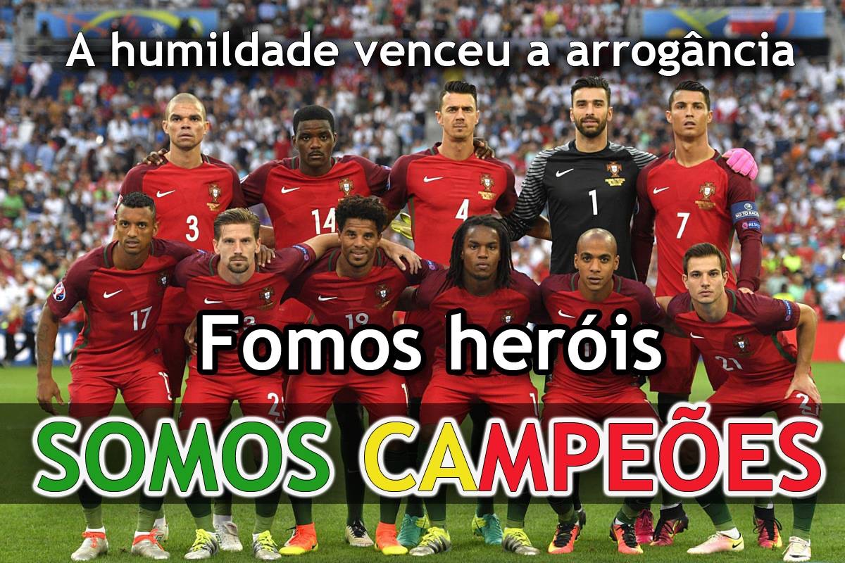 ESPECIAL - É CAMPEÃO, É PORTUGAL - Clique e veja a Epopéia da Seleção na EURO 2016